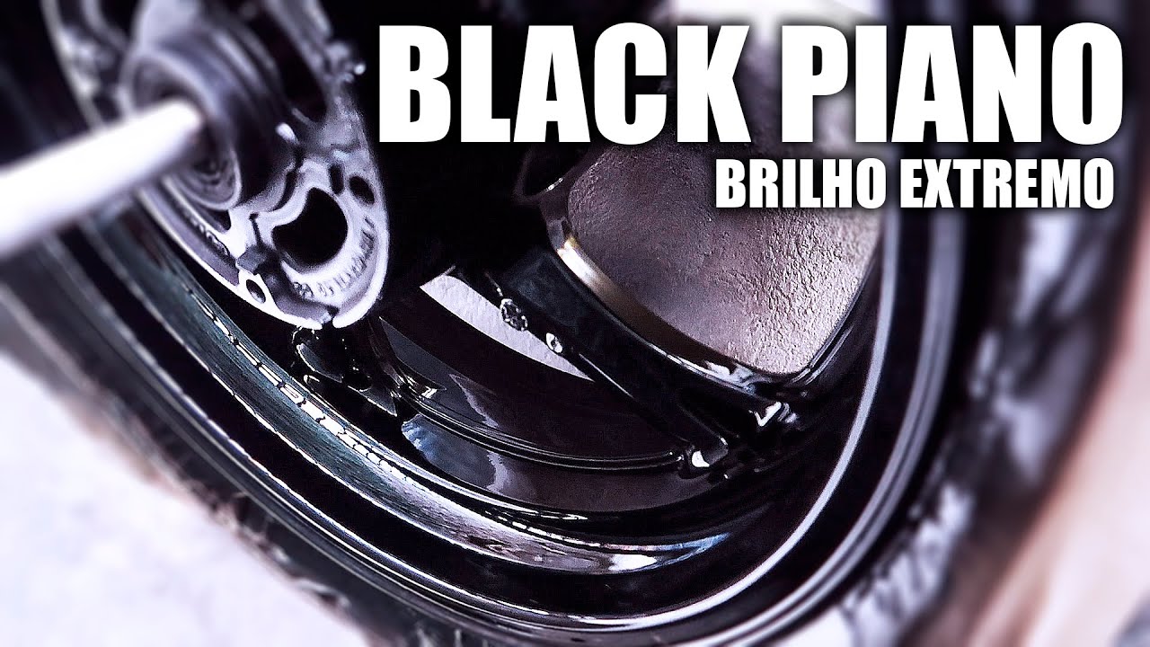 COMO FAZER PINTURA BLACK PIANO NAS RODAS DA HORNET