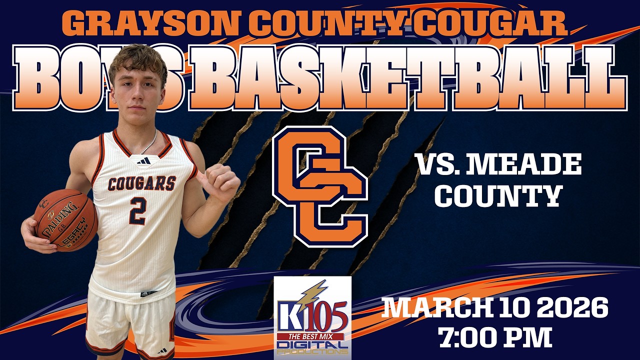 Grayson County Cougar Basketball vs. Meade County (3rd Region Championship)