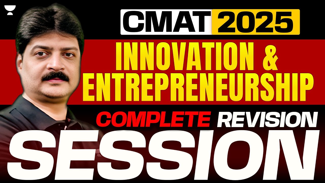Final Practice Revision with Important Questions for CMAT 2025 👉 Innovation & Entrepreneurship