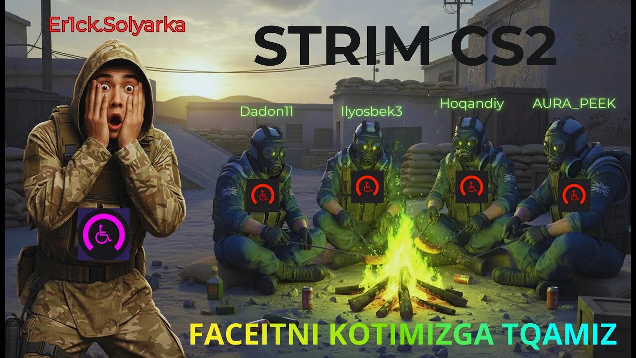 9 Strim CS2  FACEIT UP NAHUY FULL PACHKA