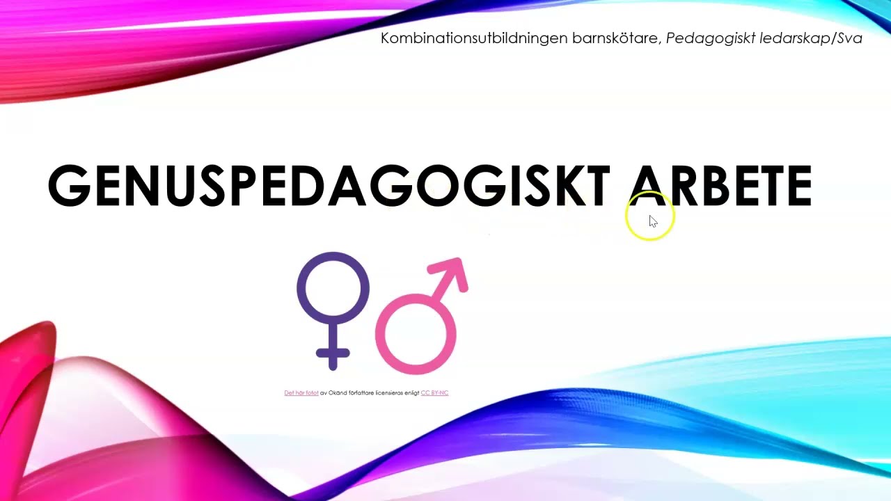 Pedagogiskt ledarskap: genuspedagogiskt arbete