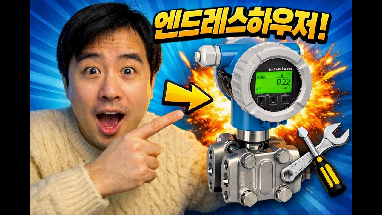 계장 엔드레스하우저 압력 계측기 시운전 셋팅