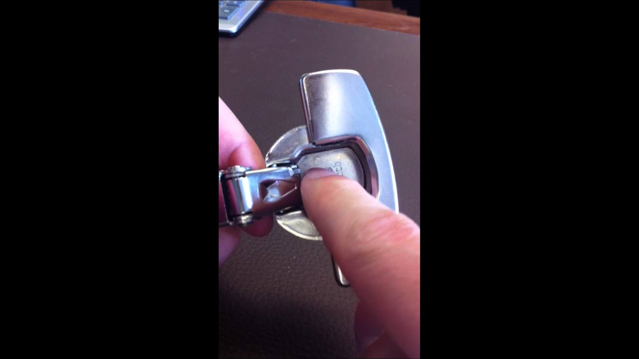 Hettich Sensys angle restrictor installation video 1 of 2