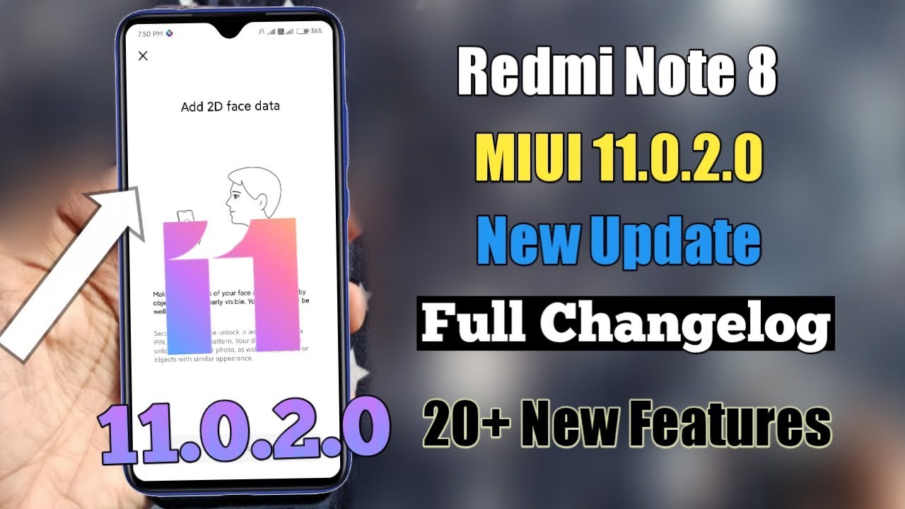 Redmi Note 8 MIUI 11.0.2.0 Stable Update Full Changelog | Redmi Note 8 MIUI 11 New Update