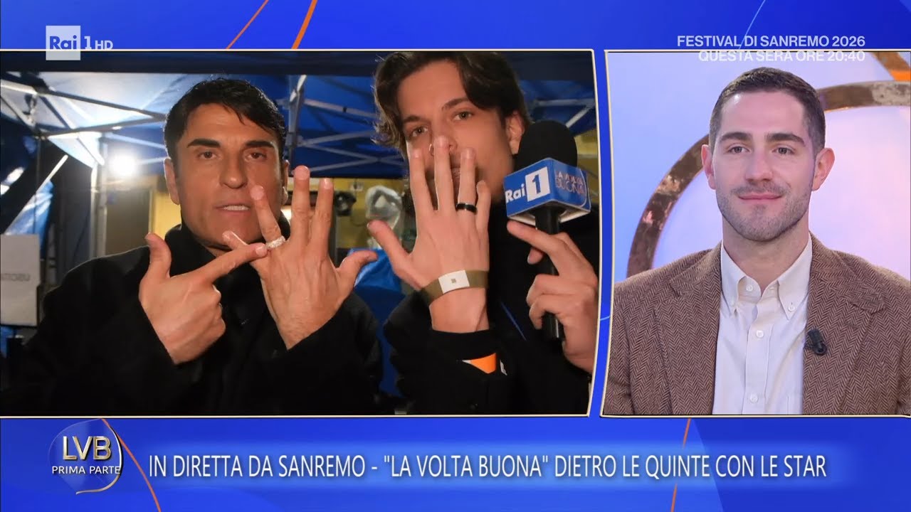 Sanremo 2026, il dietro le quinte della terza serata - La volta buona 27/02/2026