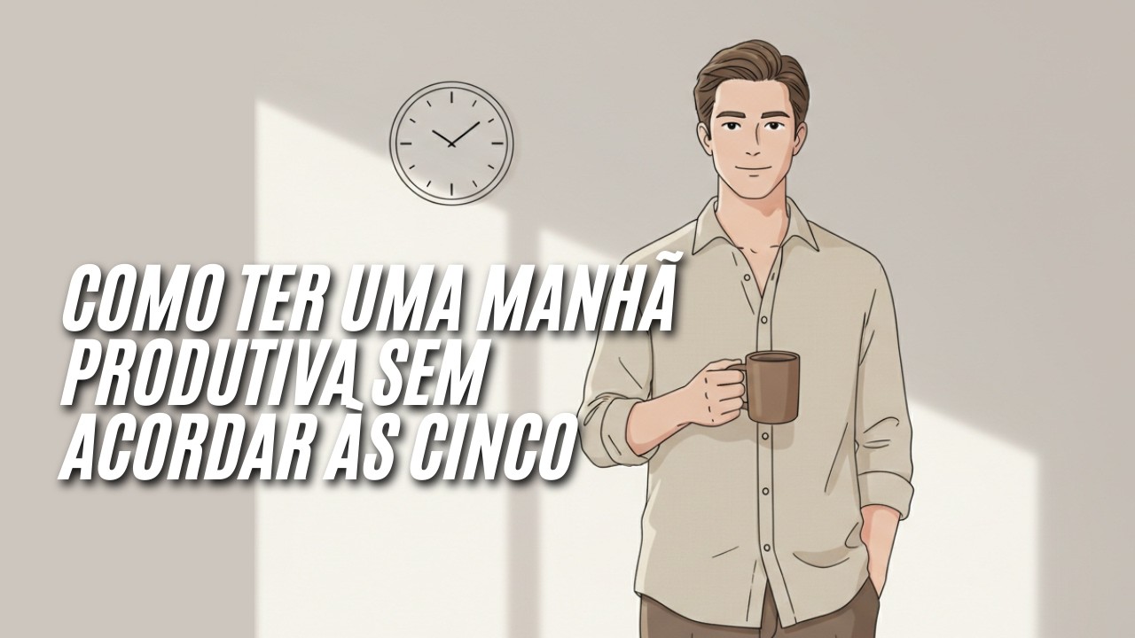 Como ter uma manhã produtiva sem acordar às cinco