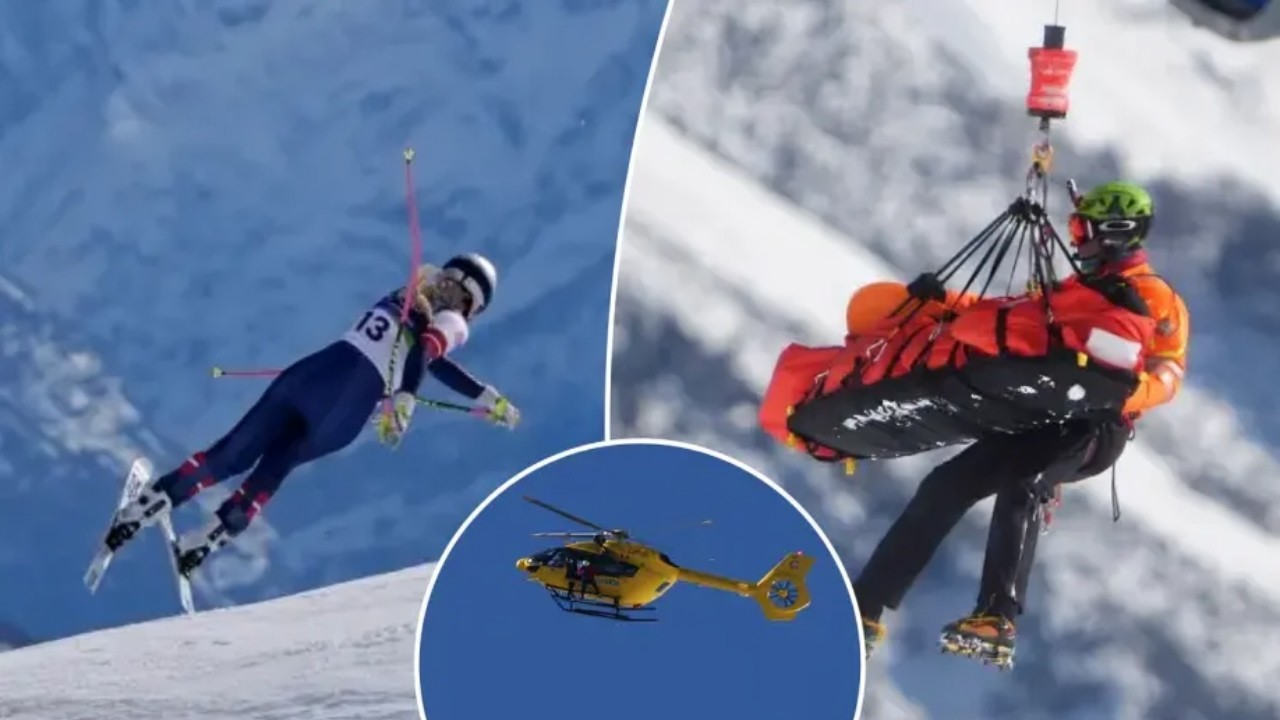 Lindsey Vonn Helped Off Course After Fall in Women’s Downhill at Milan Cortina Olympics