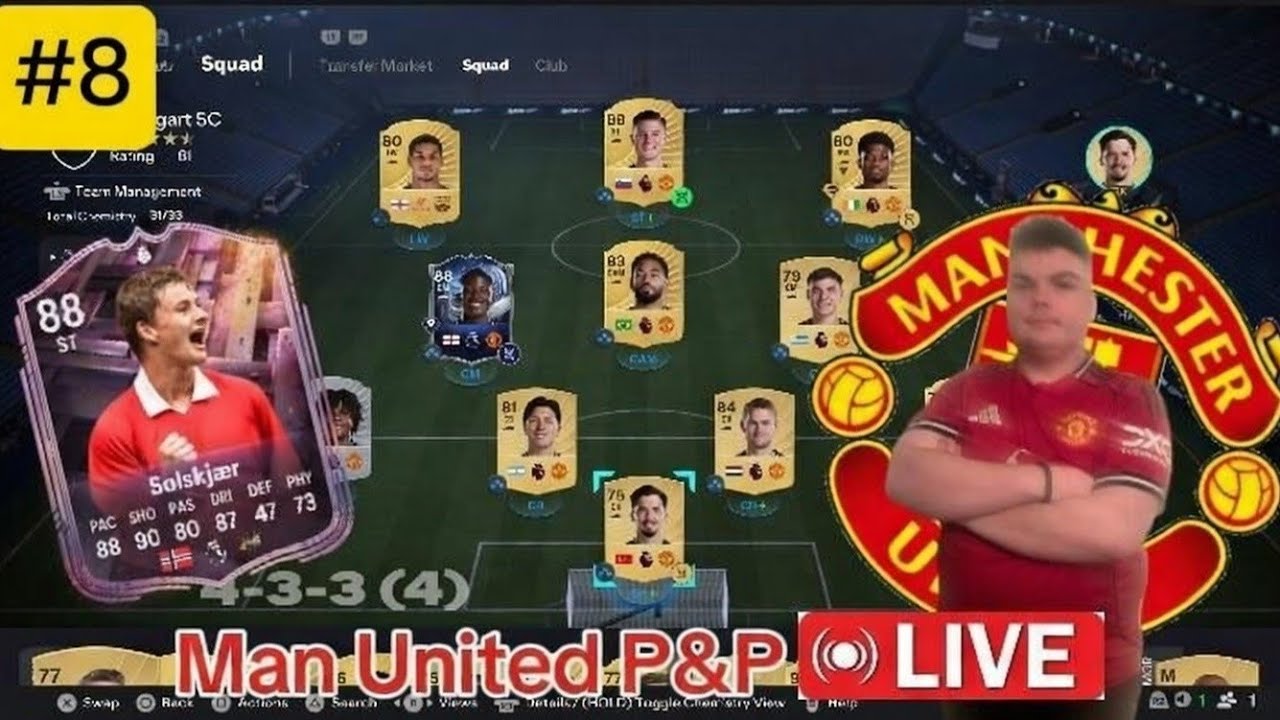 Man United P&P ultimate Team live