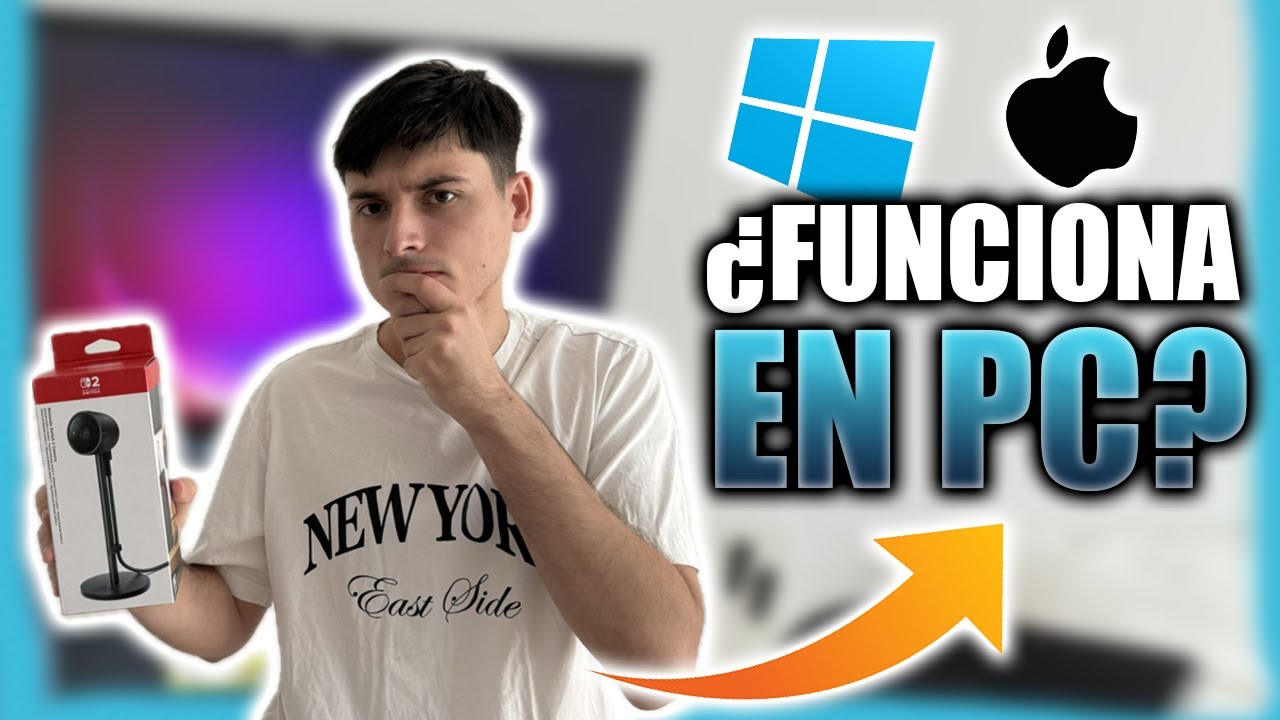 ¿La cámara de la Switch 2 sirve para PC:Mac? Unboxing y test completo