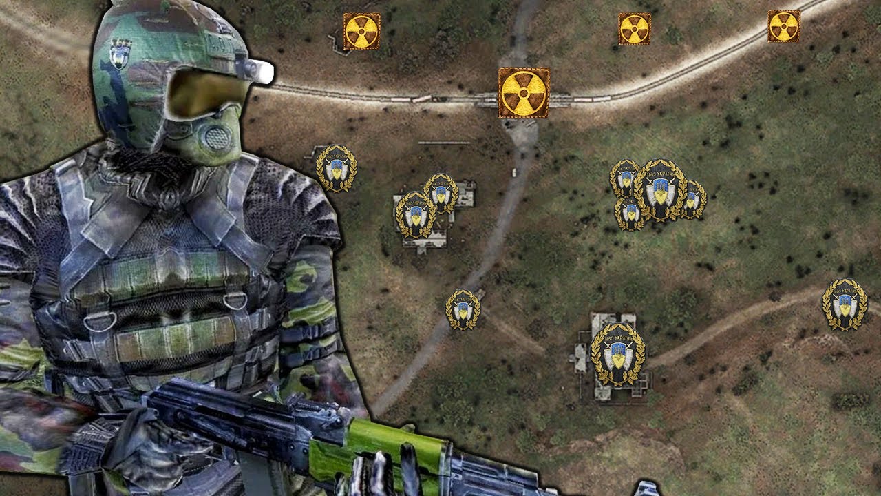 Нереально РАЗВАЛИЛ за Военных в стратегии по Сталкеру (на сложности новичок.......)