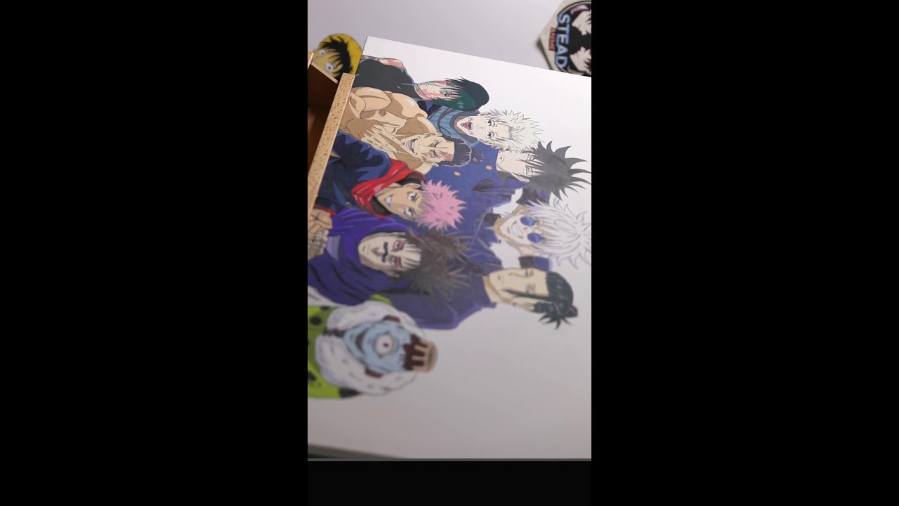 Anime canvas art. Whos next? (Portrait)