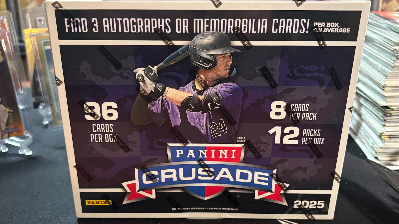 Panini Crusade Baseball Premium Box #2. 3 hits and a bunch of serial numbered cards!!!
