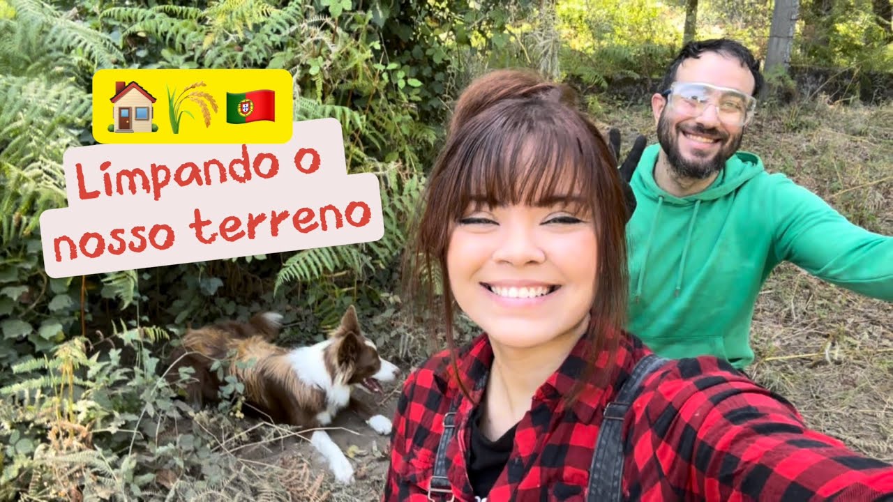 Dia de limpeza do nosso terreno 🏠🌾🇵🇹