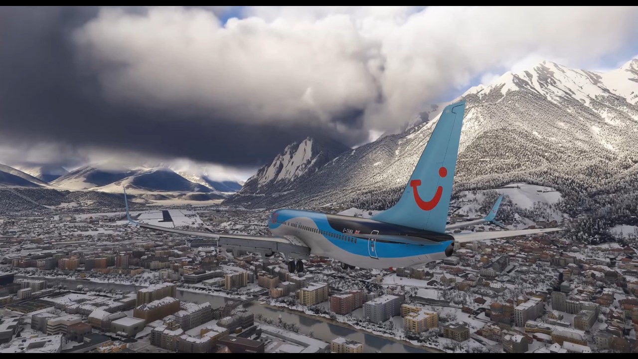 Innsbruck (LOWI) | TUI Airways | 737-800 |  Hand Fly | PMDG | RW26 | MSFS 2024