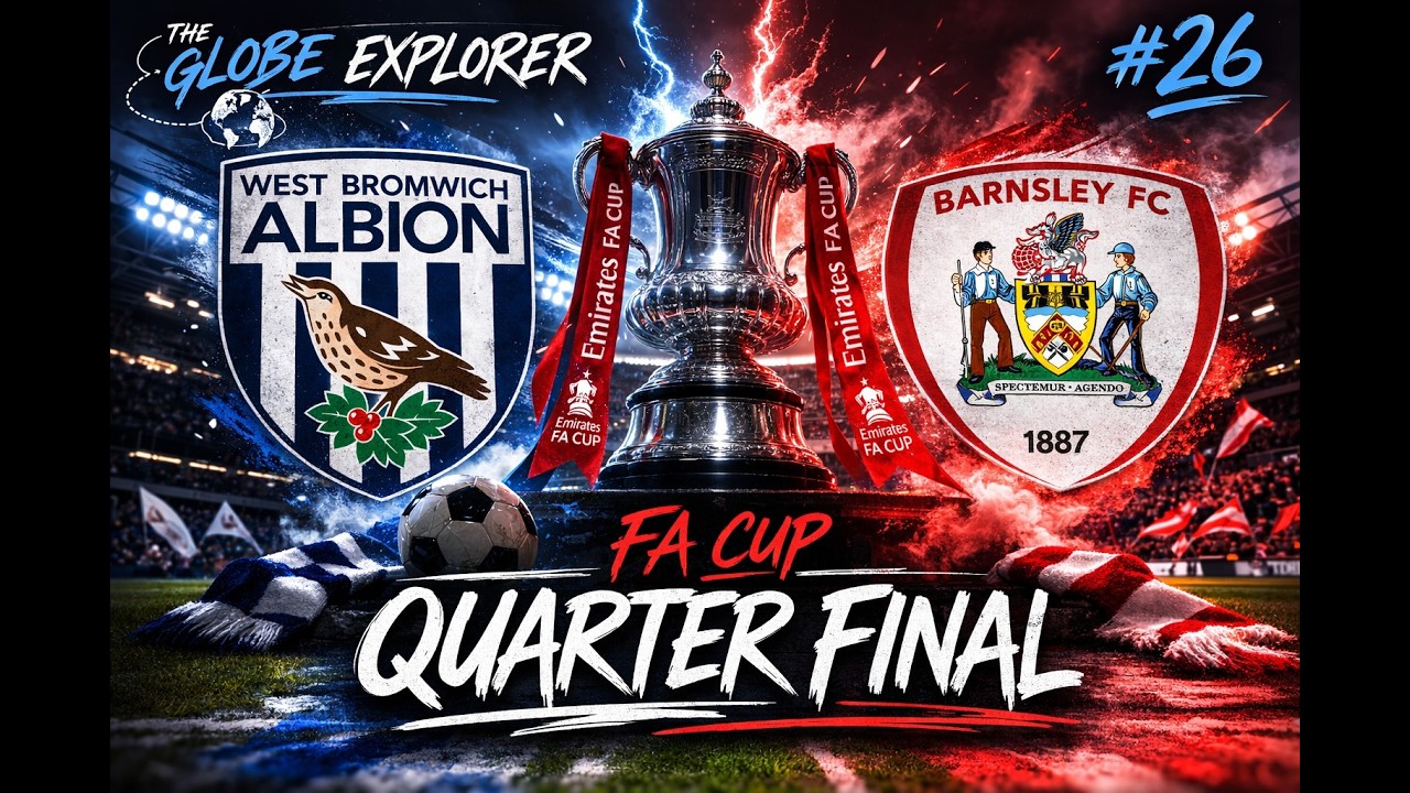FA CUP QUARTER FINAL | PART 26 | GLOBE EXPLORER | WEST BROM | FM26
