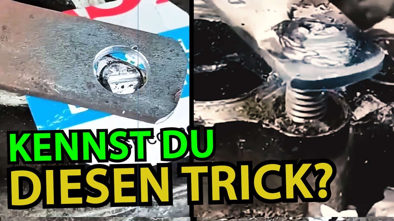 Abgebrochene Schrauben lösen mit einem genialen Schweiß-Trick! 🔥