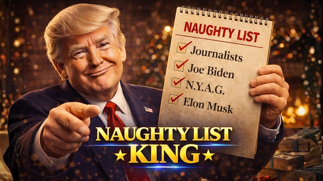 Donald Trump - Naughty List King | AI Parody Christmas Song