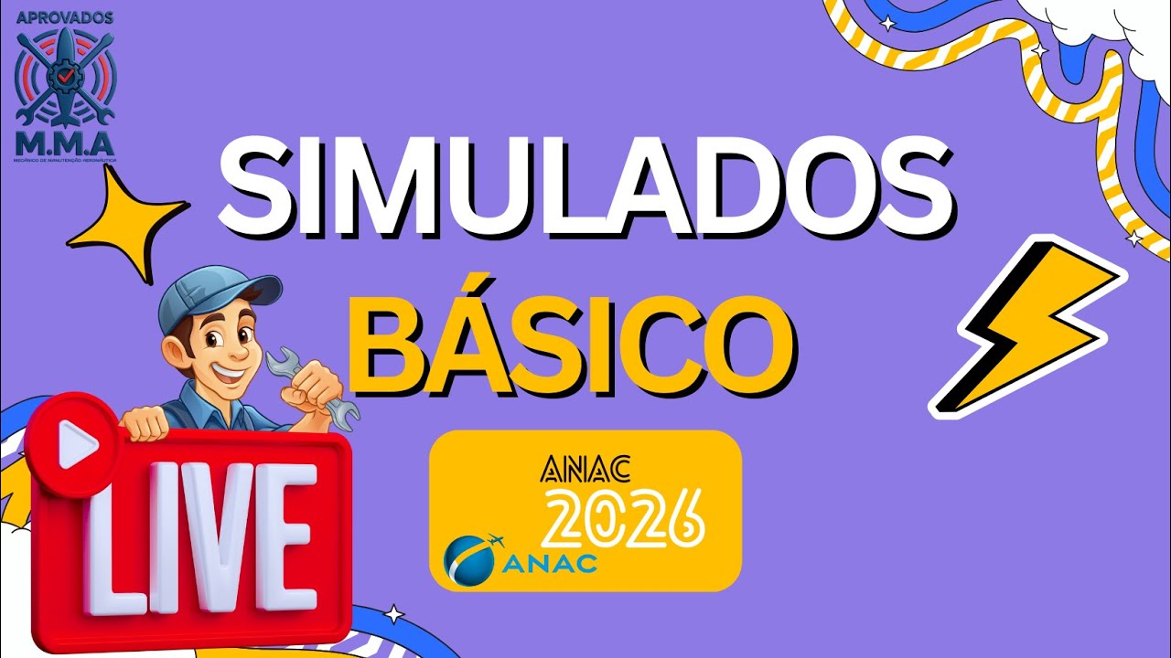 Estudando Ao vivo Banca ANAC / Básico /Dúvidas