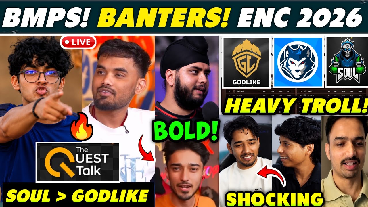 BMPS DRAMA 🔥, GODLIKE Banter, RGE vs Soul, APEX Mistakes, GOBLIN Reply & LEGIT Shock!, Scout, ENC! 