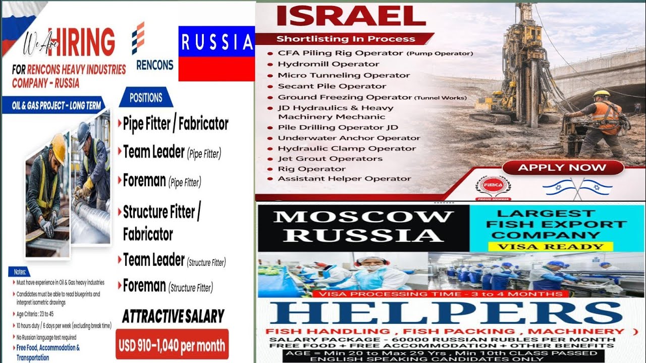 Russia 🇷🇺, Israel 🇮🇱, Europe 🇪🇺, USA,Abu Dhabi 🇦🇪,Saudi Arabia 🇸🇦 vacancy related video @KhanAmethi 