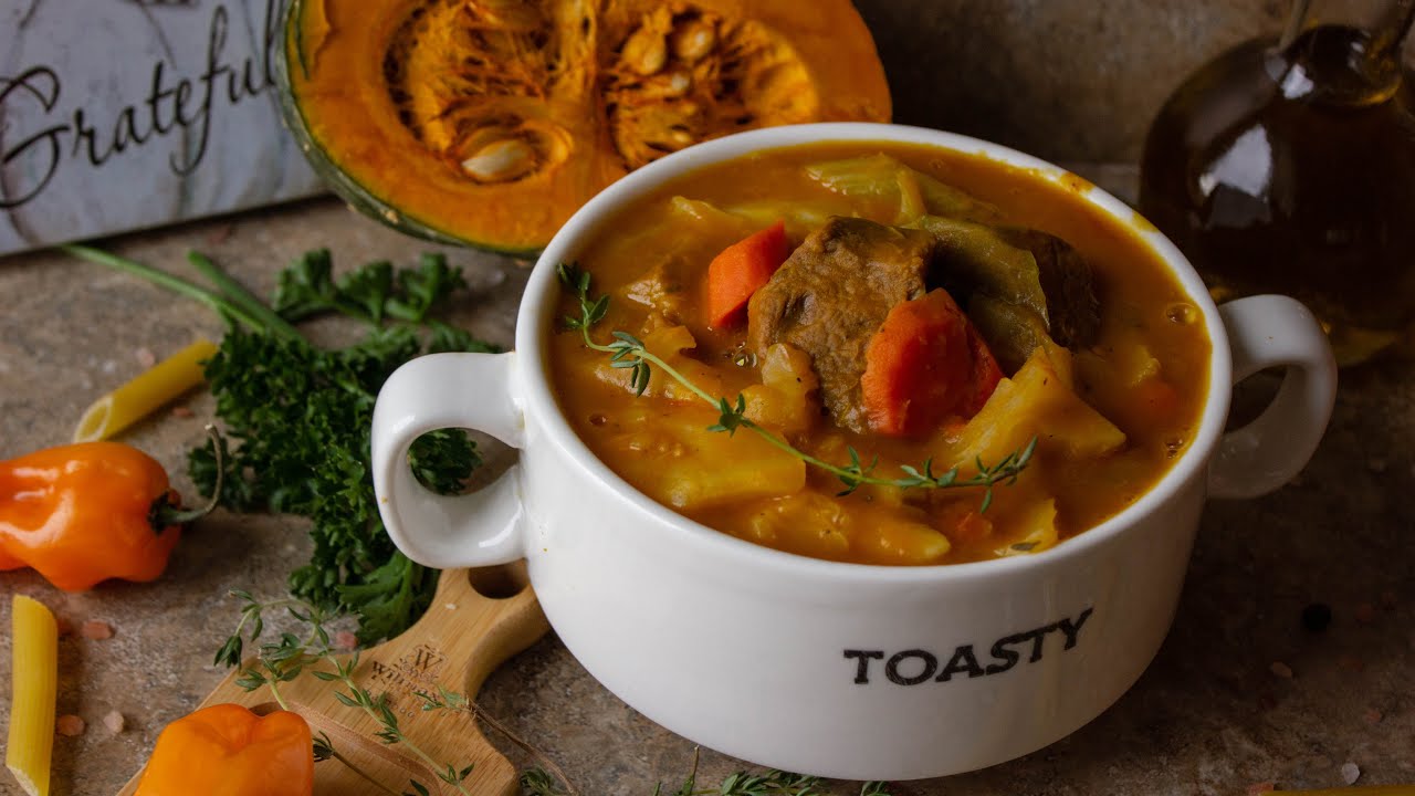 Haitian Soup Joumou Recipe | How To Make Soup Joumou  | Episode 70
