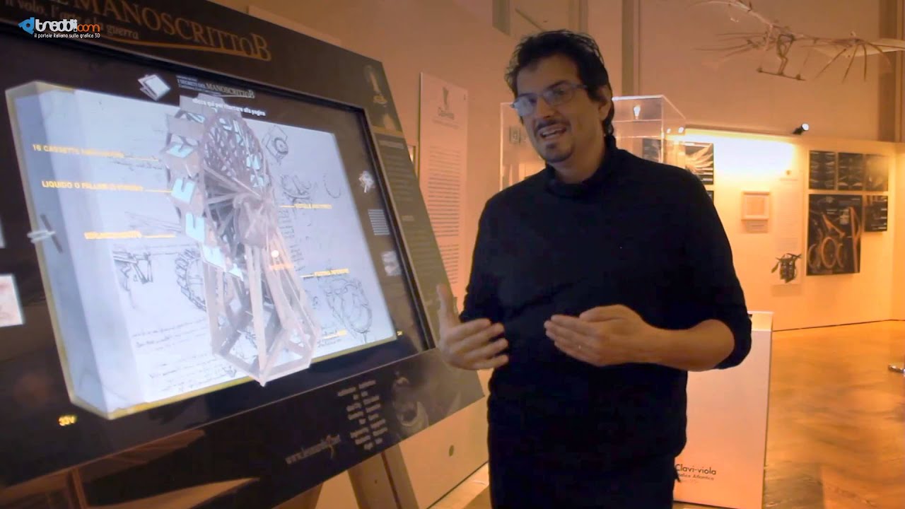 Leonardo Da Vinci 3d - Exhibit multimediale - Mario Taddei
