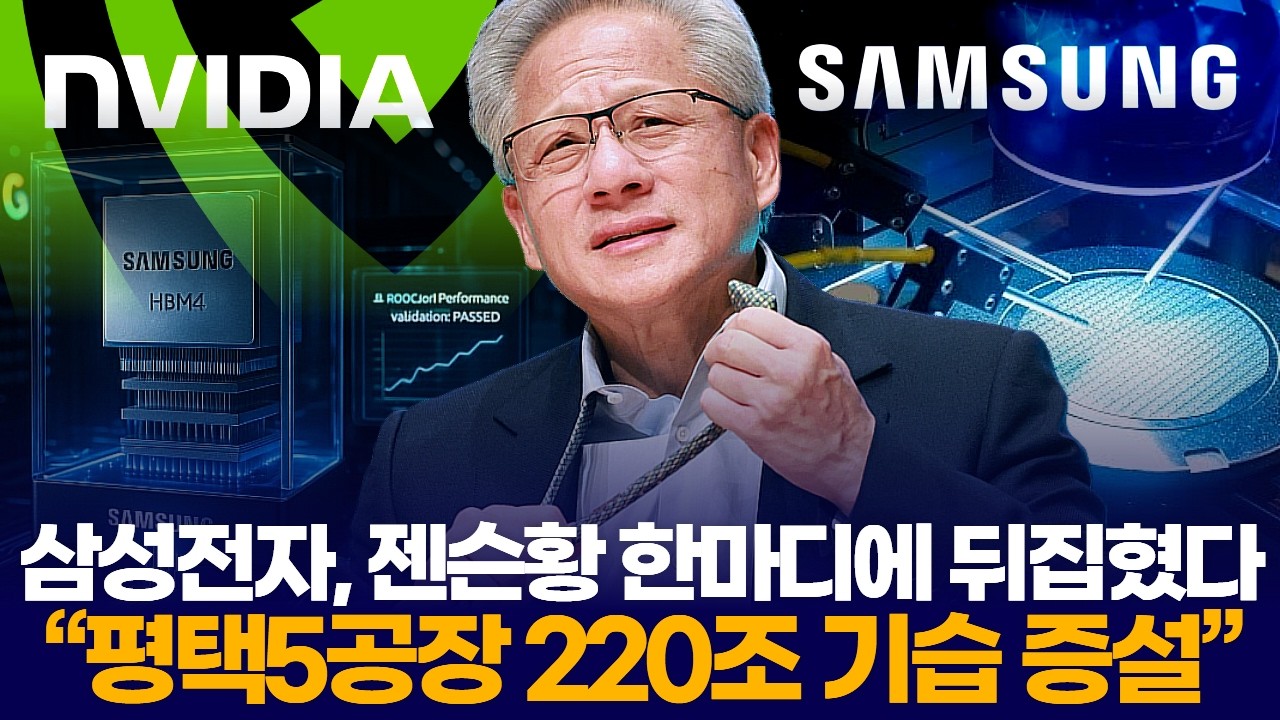 삼성전자, 젠슨황 한마디에 뒤집혔다 &ldquo;평택5공장 220조 기습 증설&rdquo;