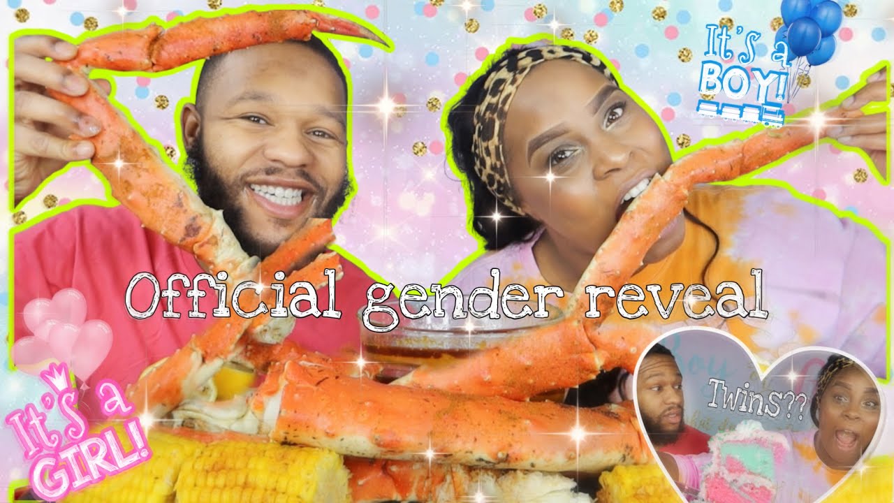 WILL & JAE EATS OFFICIAL GENDER REVEAL!! TWINS ?? 😳😱 & KINGCRAB SEAFOOD MUKBANG