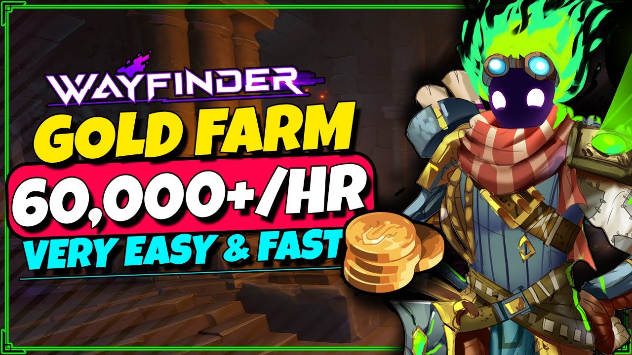 How to Get Gold Fast in Wayfinder - 60,000+ / Hour Farm - Easy & Safe Money Grind