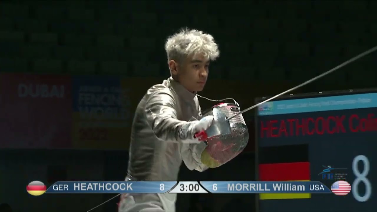 2022 240 T04 02 M S Individual Cadets Dubai UAE WCH PODIUM MORRIL USA vs HEATHCOCK C GER