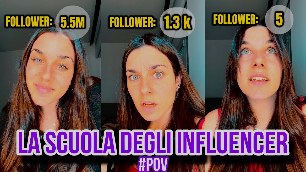 VAI In Una SCUOLA Di INFLUENCER | #pov completo