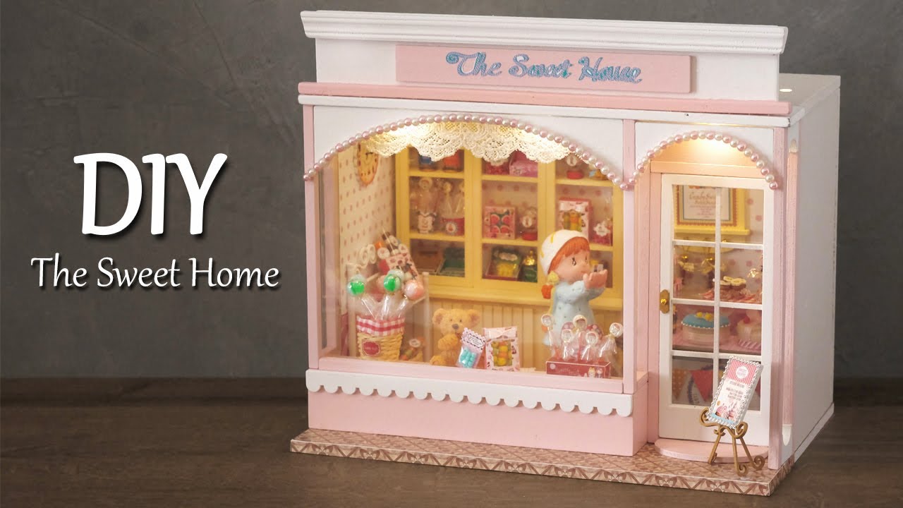 [4K] The Sweet Home || DIY Miniature Dollhouse Kit - Relaxing Satisfying Video