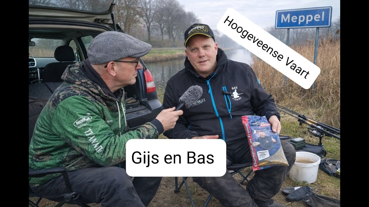 Vissen aan de Hoogeveense Vaart