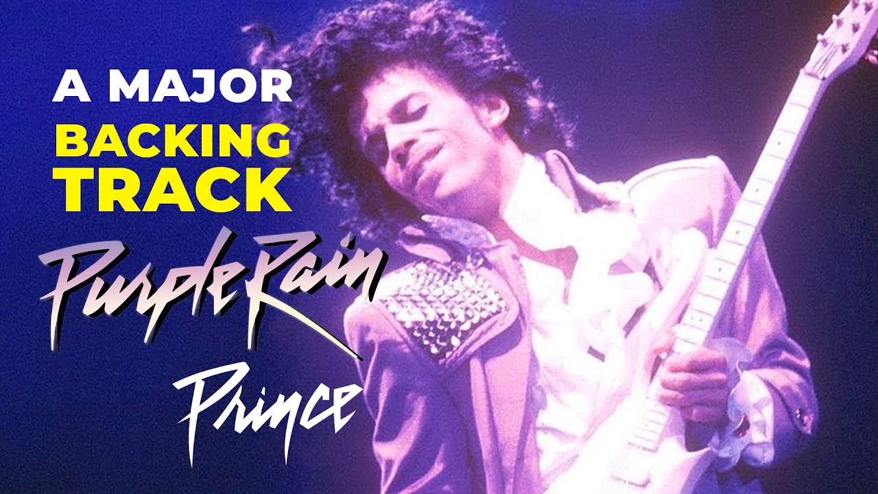 Purple Rain A Major Guitar Backing Track - Prince | Ballad Backing Track