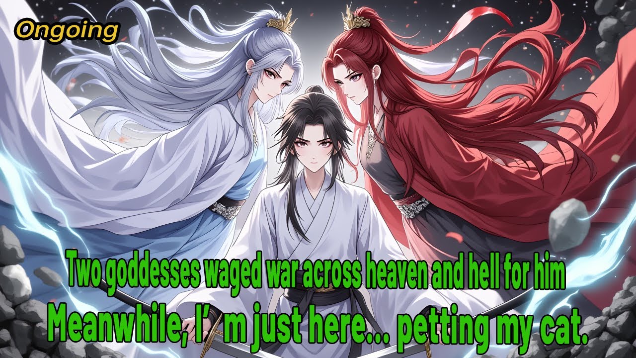 Two goddesses waged war across heaven and hell for him. Meanwhile, I’m just here… petting my cat.