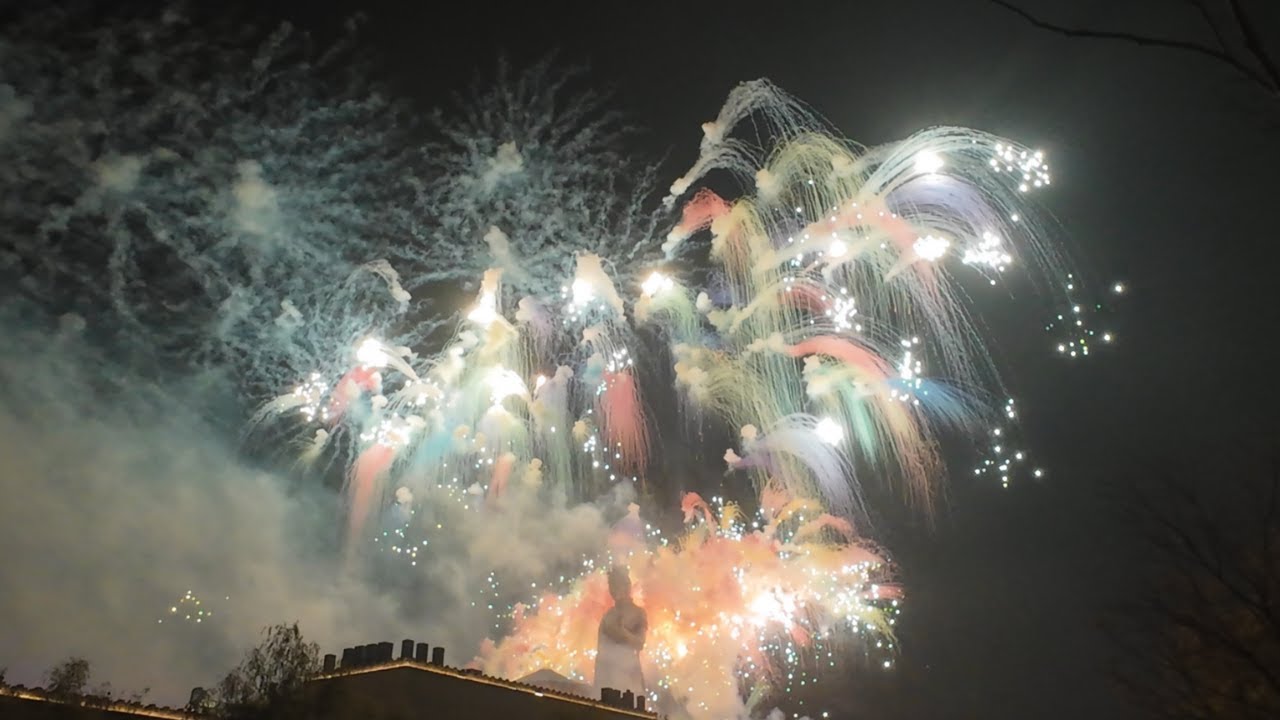 Chinese New Year's 2025: Suzhou-China incredible fireworks display