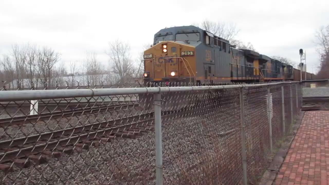 (1-7-2026) CSX westbound coal train in Marion Ohio.