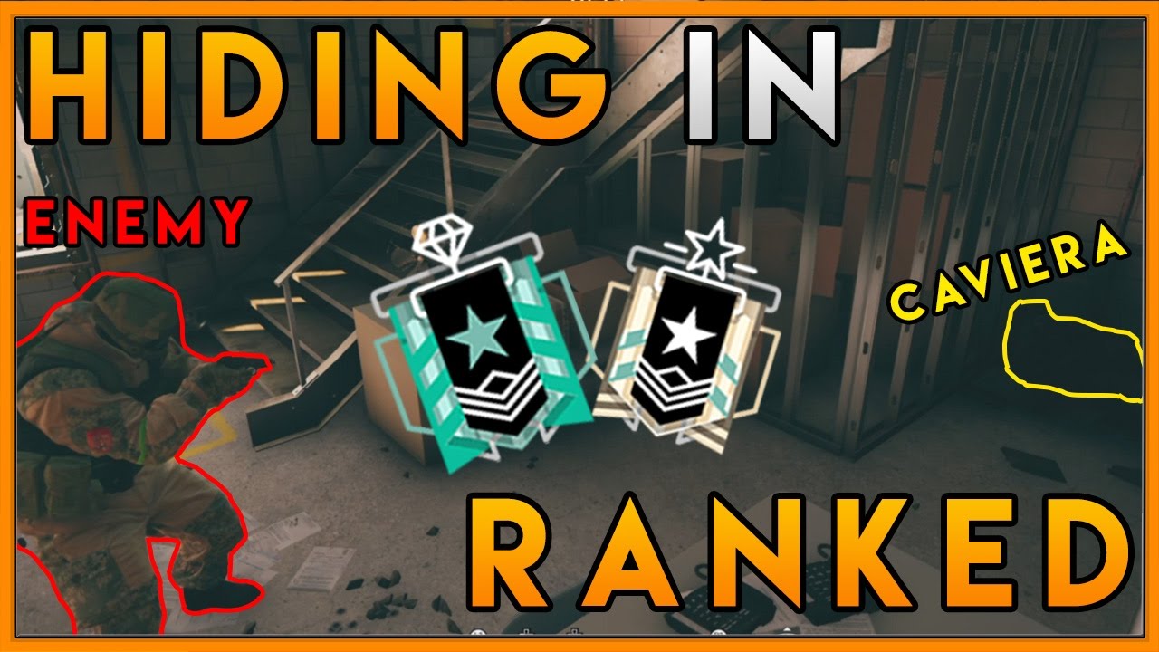 Best Hiding Spot in Ranked! - Rainbow Six Siege Funny Moments