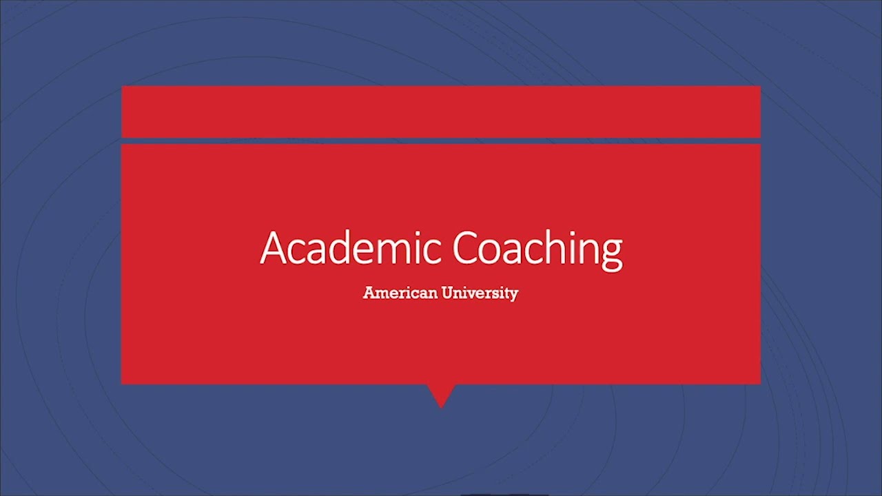 Welcome to Academic Coaching
