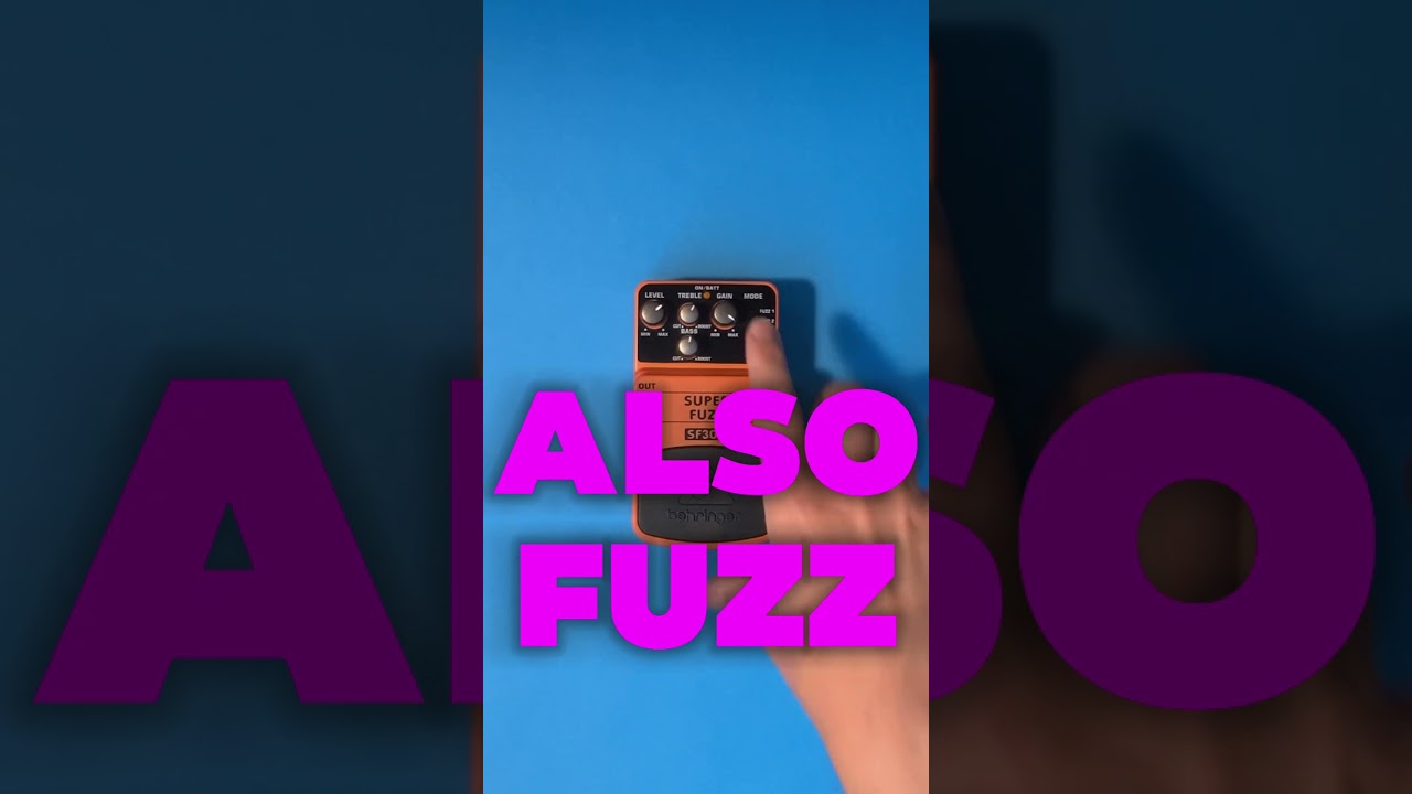Behringer Super Fuzz, педаль Барби