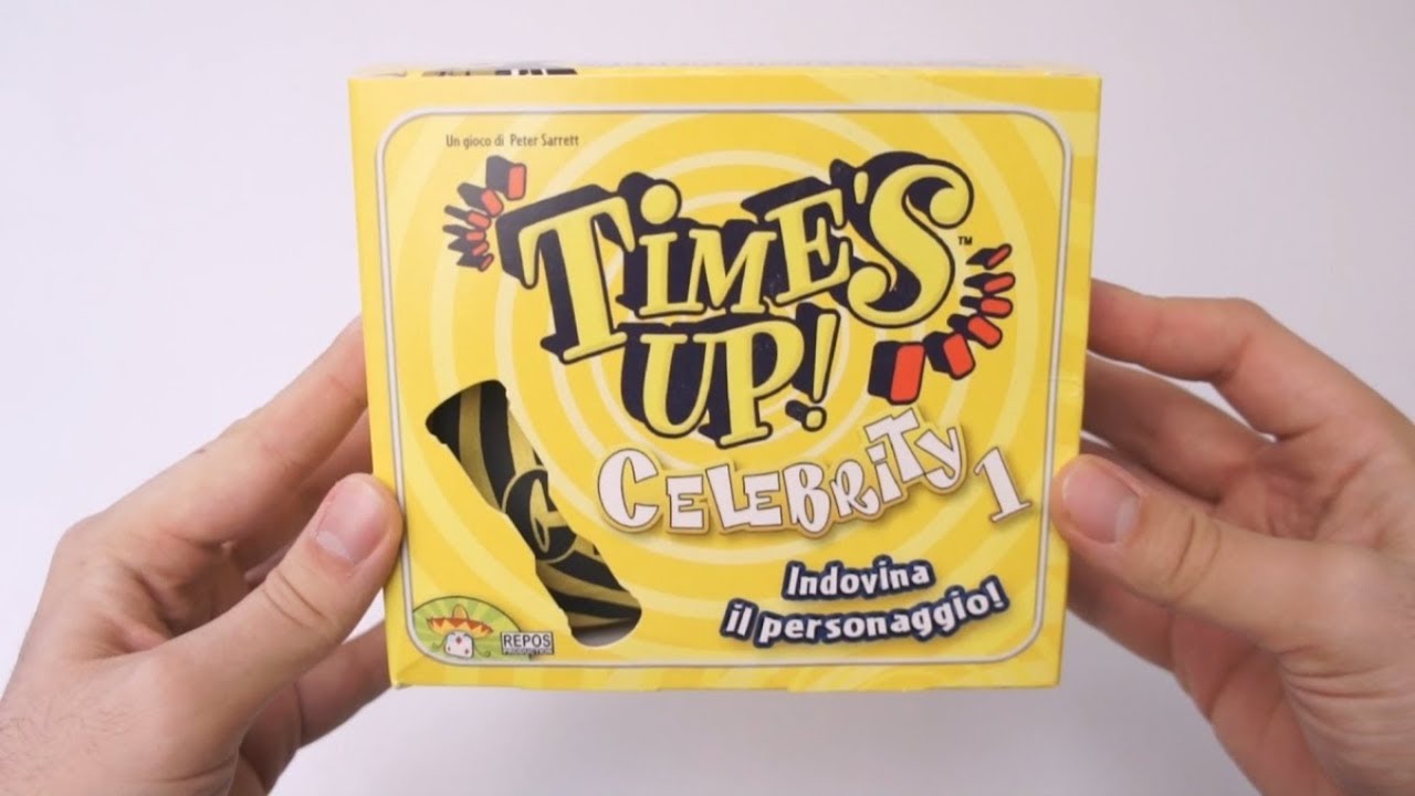 UNBOXING TIME'S UP! CELEBRITY - GIOCO IN SCATOLA REPOS ASTERION