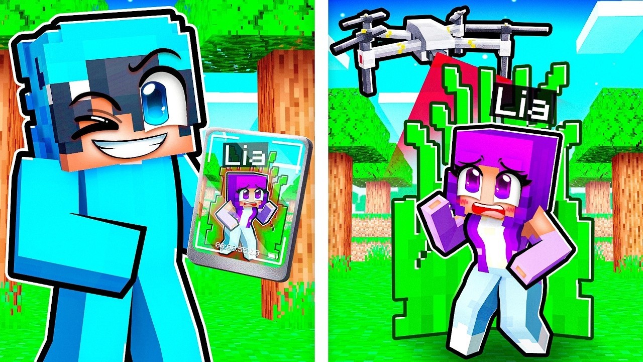 Minecraft’ta DRON Kullanarak Hide and Seek’te Hile Yapmak!