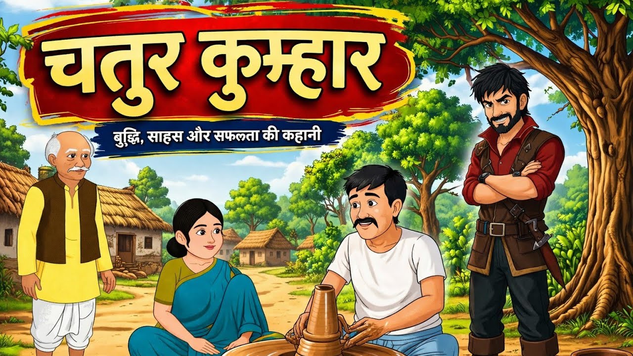 चतुर कुम्हार और रहस्यमय यात्री |  Chatur kumhar aur rahasmai yatri  | Hindi kahani | हिंदी कहानी 