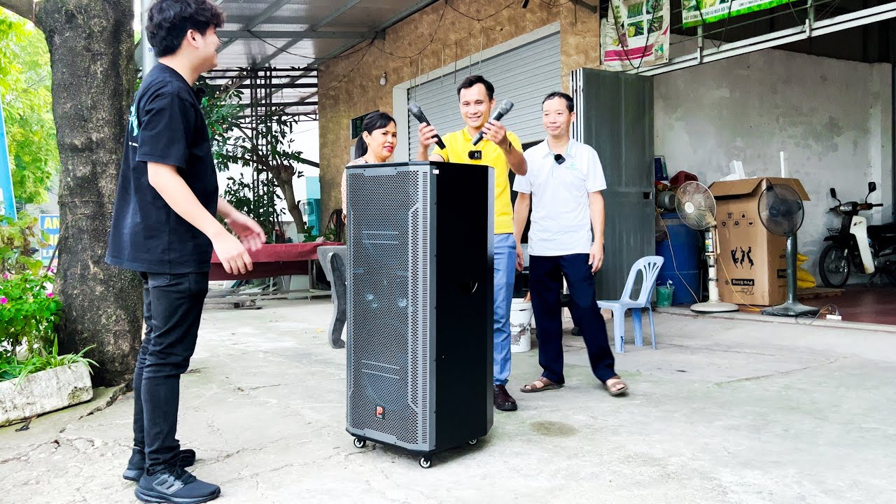 Giao loa kéo Prosing W215B cho chú Tuyến ở Tam Dương, Vĩnh Phúc