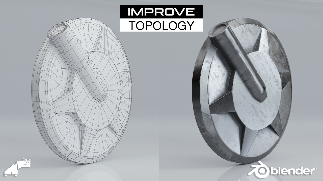 Improve Hard Surface Topology _ Blender Subdivision Surface Modeling Tutorial