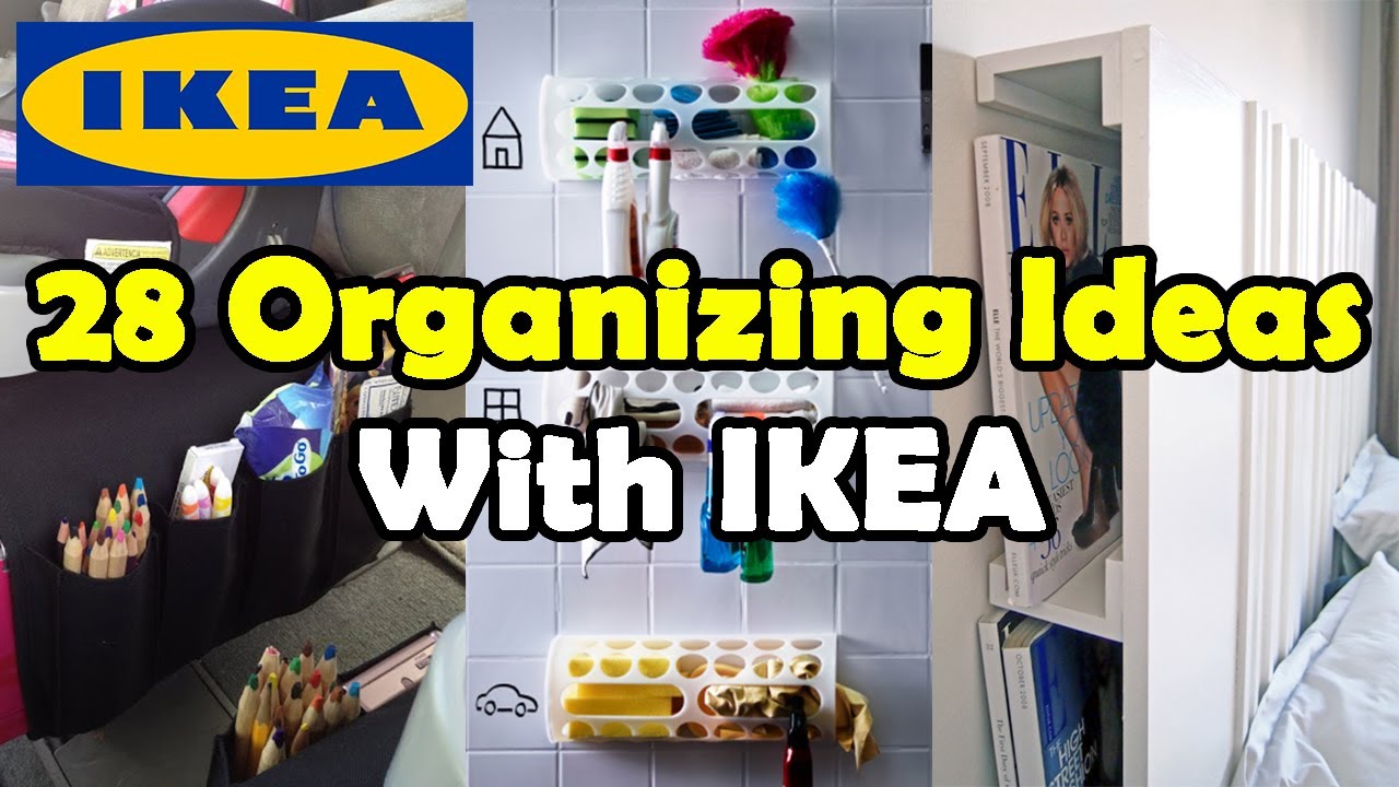 28 Organizing Ideas With IKEA