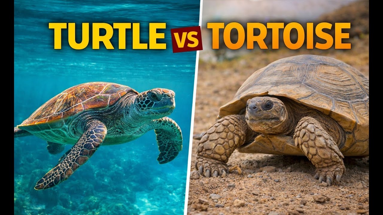 Turtle vs Tortoise: Built for Water or Land?