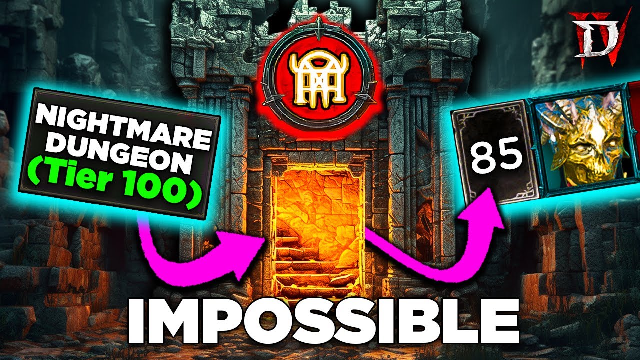 Lvl 85 NECRO vs Tier 100 Nightmare Dungeon!