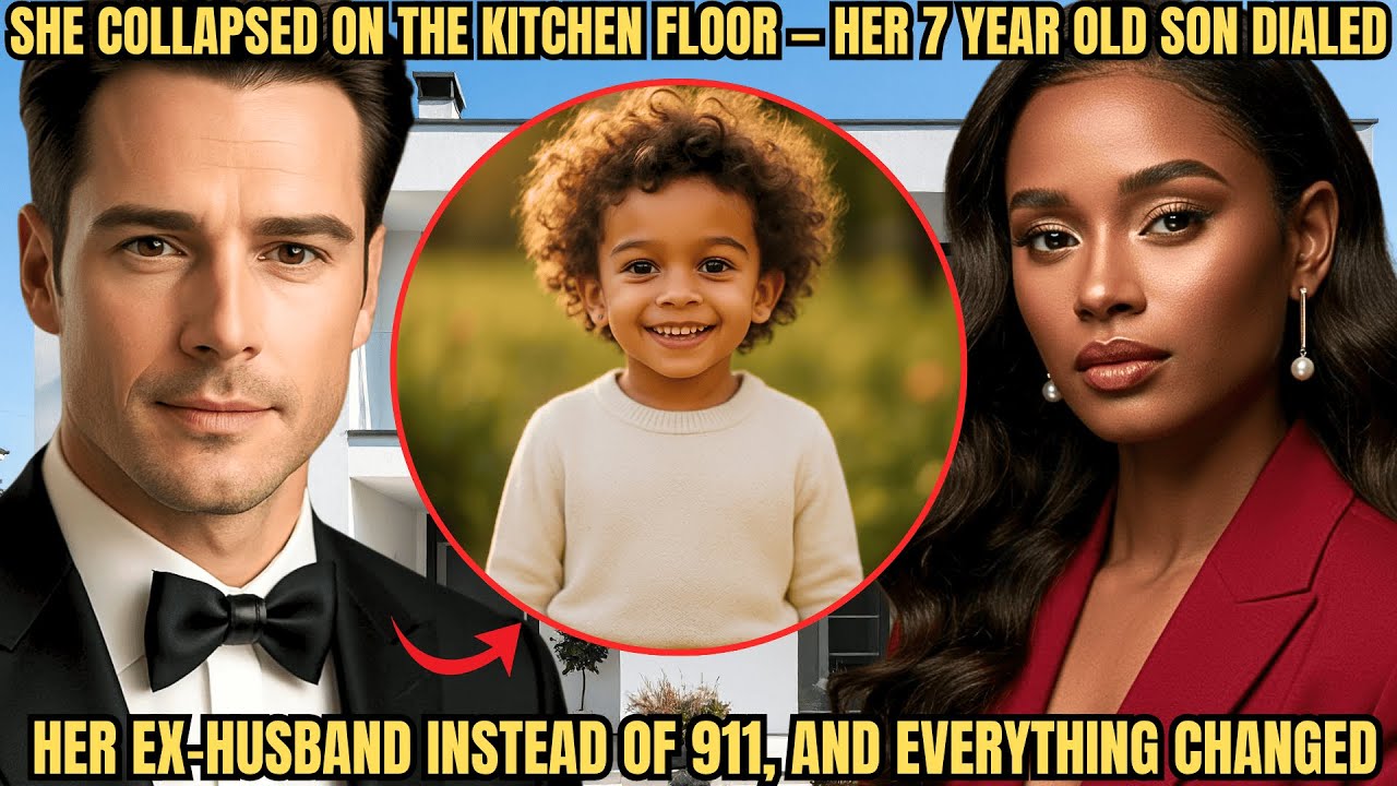 SHE STUMBLED ON THE KITCHEN FLOOR—HER 7 YEAR OLD SON DIALED HER EX INSTEAD OF 911, AND EVERYTHING...