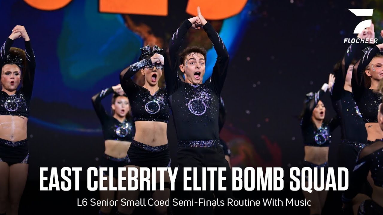 East Celebrity Elite Bomb Squad - L6 Senior Small Coed Semifinals With Music - The Cheer Worlds 2025